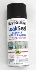 Leak Seal Spray Black Liquid Rubber Sealant Coating 12oz NEW Flexible Watertight