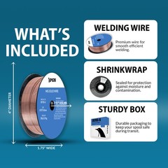 ER70S-6 .030″ (0.8 mm) – 2-Lb – Mild Steel MIG Welding Wire