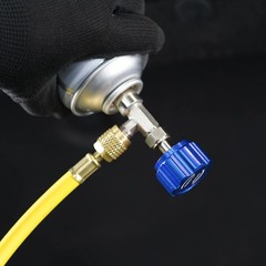 Automotive R1234Yf Can Tap, R 1234Yf Self Sealing Can Tap and Puncture AC Freon