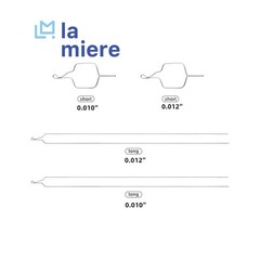 LA MIERE 100 Pcs Orthodontic Stainless Steel Wire SS 0.012, Kobayashi Long