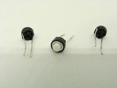5x PCs Pack Lot 6x6x5mm Round 2 Pins Power Buttons Micro Switch Momentary DIP