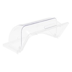 6 PCS 1/2 Half Size Roll Top Chafing Dish Clear Plastic Pan Display Cover Chafer