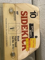 Uncle Mike’s Sidekick Size 10 RH Waterproof Hip Holster Fit Small Autos 8110-1