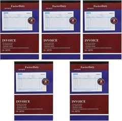 Sales Order Book Receipt Invoice Duplicate Carbonless 50 Sets 5.5″ X 8″5