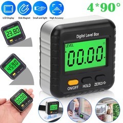 LCD Magnetic Digital Level Box Gauge Angle Meter Finder Protractor Inclinometer