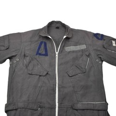 Original Netherlands Military Air Force Coverall Pilot Aviator Crew Suit Grey