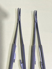 HU FRIEDY Castroviejo Needle Holder 7″ 18cm Lot of 2 PCS NH5024SiM NH5024RC