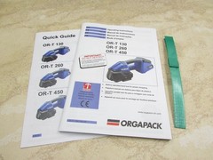ORGAPACK OR-T 450, 5/8” & 3/4” Automatic Seamless Strapping Tool, Clean & Tested
