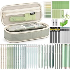 Eersida 81 Pcs Aesthetic School Supplies with Pencil Case, Pastel Highlighter…