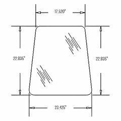 Cab Glass – Side Window Right Hand or Left Hand
