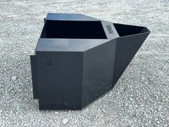 PROWORKS 5/8 Cubic Yard Concrete Dispensing Bucket Attachment Fits Skid Steer