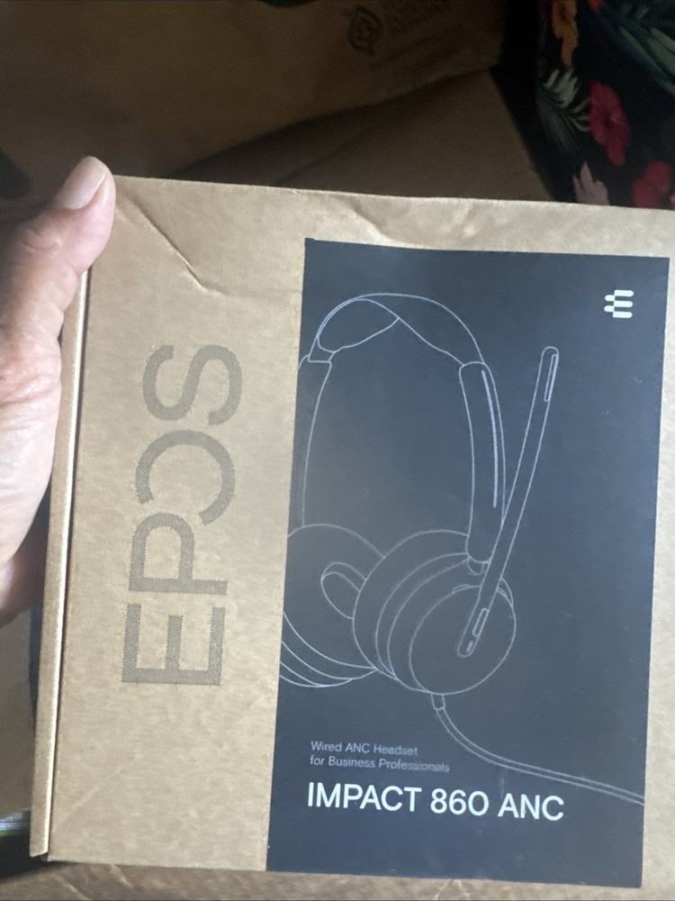 EPOS Impact 860 ANC Headset Microsoft Teams Noise Cancelation NIB