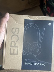 EPOS Impact 860 ANC Headset Microsoft Teams Noise Cancelation NIB