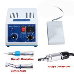 Micromotor eléctrico Marathon de laboratorio dental, pieza de mano de 35,000 rpm