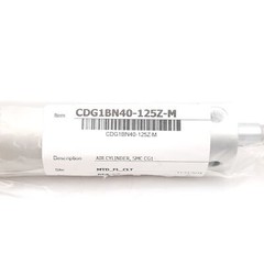 SMC CDG1BN40-125Z Pneumatic Cylinder, ø40mm Bore, 125mm Stroke, 0.05-1.0MPa