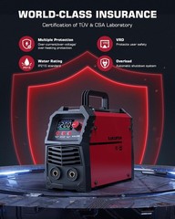 200A ARC Welder 110V/220V LED Portable Stick/Lift TIG/MMA Synergic IGBT Inverter