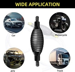 9.8Ft Siphon Hose Multifunction Pump Oil Water Fuel Gasoline Transfer Hand Pump