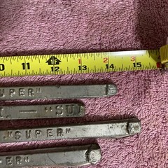 TIN LEAD SOLDER BAR “SUPER” 1/2 INCH X 9 To 16 In. 4 Bars 1 Lb 13Oz