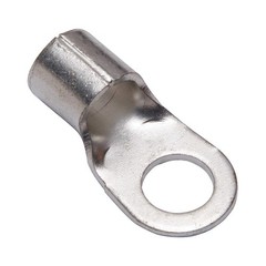 BURNDY YAD2CM10E38 Ring Terminal,Bare,2 AWG,2 AWG,PK5 30XT03