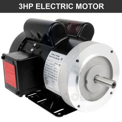 Electric Motor 3HP General Purpose Motor Single Phase 3450RPM 56C 208-230V TEFC
