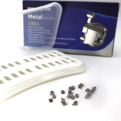 Orthodontic Metal Self-Ligating Brackets Dental MIM Braces ROTH/MBT .022 345Hook