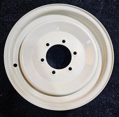 (QTY 1) Carlisle Steel Non-Reversible Off-White AG Wheel Rim 16×6 6×152.4 1mm