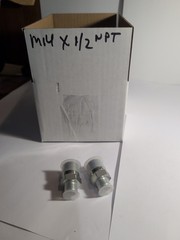 Lot Of (2) 1/2″ NPT X M14 Din Chinese Digger Fitting New On Market