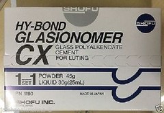 SHOFU HY- BOND GLASSIONOMER CX LUTING GLASS IONOMER LUTING CEMENT (Free Ship)