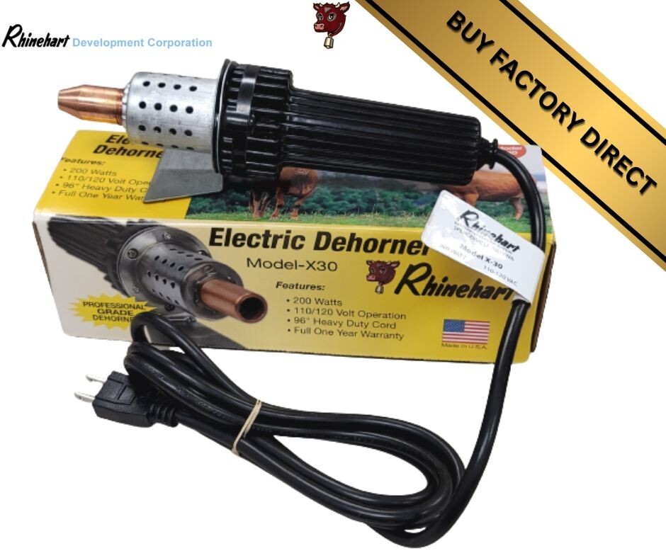 Rhinehart Factory Direct Electric Dehorner X30 00314 1/4 Tip