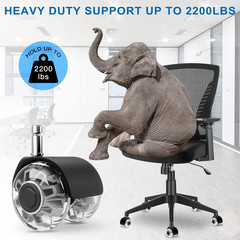 Office Chair Wheels Replacement-2 Inch Heavy Duty Caster Wheels,Quick & Quiet Ro