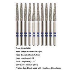 Zirconia Diamond Bur High Speed Bur FG Z368 Z856 Z850 Z881 Z379 Fine Medium Grit