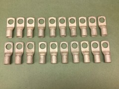 BURNDY YAV26L AN-2/0 1 HOLE COMPRESSION LUGS 5/8 STUD [SET OF 20] NEW NO BOX