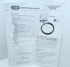 ⭐NEW IN BOX⭐Barber-Colman TC-5131 Low Limit Duct Thermostat Range:34-60°F🔴USA🔵