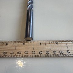 Helical Solutions 82443 Uncoated Solid Carbide Corner Radius End Mill