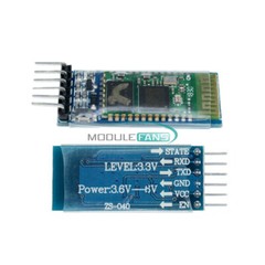 2PCS HC-05 6 Pin Wireless Bluetooth RF Transceiver Module Series 3.3v