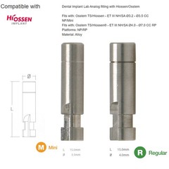 Implant Lab Internal Hex Analog For Nobel Biocare/Straumann ITI /Hiossen Osstem