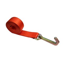 Heavy Duty G70 2″ x 10′ Mini J Hook Towing Trailer Wrecker Lasso Tie Down Strap