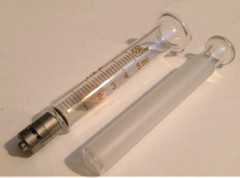 5 mL 10 ml 20 mL 50 mL GLASS SYRINGE LUER LOCK TIP / SLIP TIP DISPENSER NEW USA
