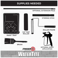 1 Gal. Watertite LX Low VOC Mold and Mildew-Proof White Water Based Waterproofin