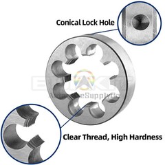 M46 X 2 Thread Die Right Hand, M46x2.0 Metric Round Threading Die