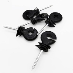 100 Pcs Electric Fence Insulator Screw In Insulator Fence Ring Post Wood Post In