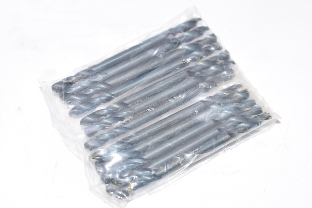 NEW 12 Piece Set of High Speed Steel Double Ended Size: 1/8” Drill Bits