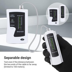 RJ45 Cable Tester Network Ethernet Wire Test Tool for LAN Gold