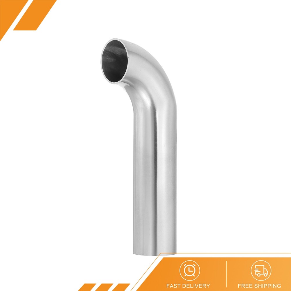 90 Degree Mandrel Bend Elbow, 1-1/4″ OD Exhaust 304 Stainless Steel 4in L