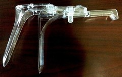 1511 Vaginal Speculum Disposable M Sterile Plastic Clear Exp 2025 or later 1Unit