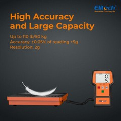 Elitech 4-in-1 HVAC Tool Kit with 3CFM Vacuum Pump, Gauge, Leak Detector, Scale