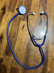 2 Generic Stethoscopes with Parts and Accessories for Medical Use