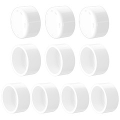 PVC Cap 1-1/4 Inch, Fits Standard 1-1/4″ SCH 40 Pipe 1-1/4inch, White