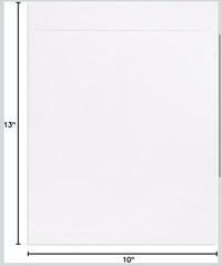 Blue Summit Supplies Catalog Mailing Envelopes Gummed Seal, 10×13 100-Pack NEW