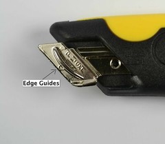 Easy Cut 2000N Yelloow Safety Box Cutter Knife Easycut & PACK of 10 BLADES